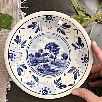 Тарелка малая Delft