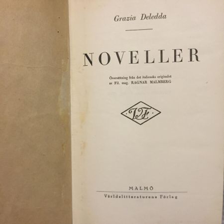 Книга "Noveller" 1931 г.