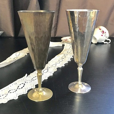 Бокал флют серебрение