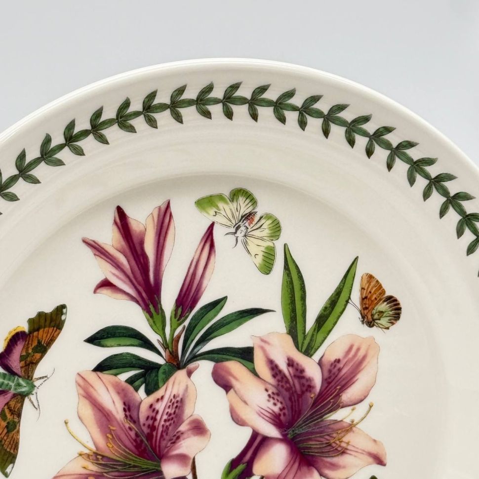 Тарелка Portmeirion Botanic Garden Lily Flowered Azalea 27 см Портмерион Англия