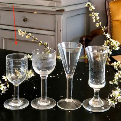 Рюмка 25 мл Три полоски хрусталь