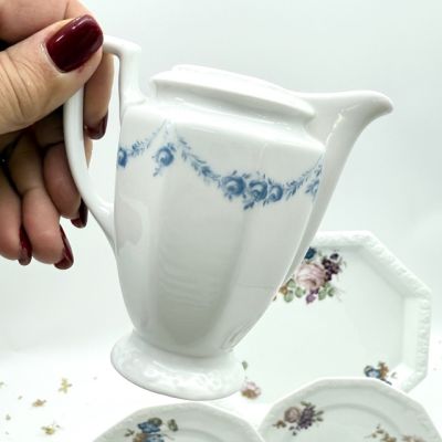 Молочник Rosenthal Classic Rose голубые розы 200 мл Германия