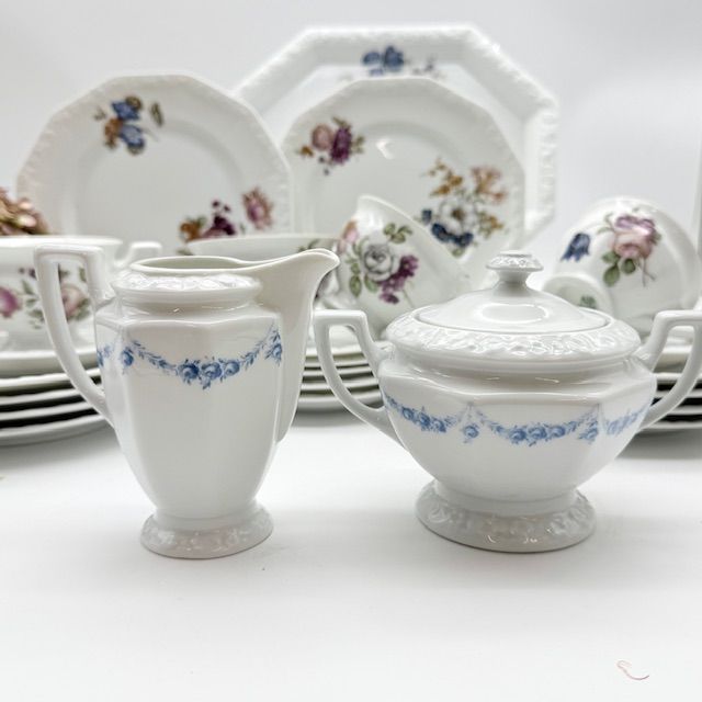 Молочник Rosenthal Classic Rose голубые розы 200 мл Германия