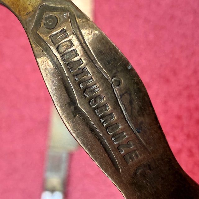 Набор для фруктов вилка и нож 15 см Uchatiusbronze