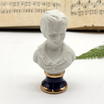 Статуэтка Бюст Александр Броньяр Ж.-А. Гудон 9 см бисквитный фарфор Франция 