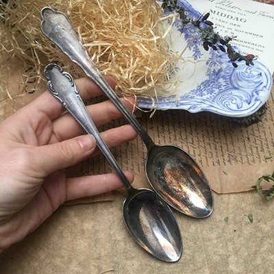 Столовая и десертная ложка набор 2 шт.