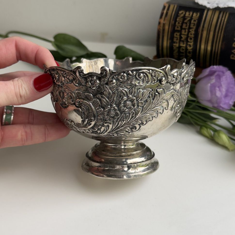 Чаша 13 см серебрение Италия