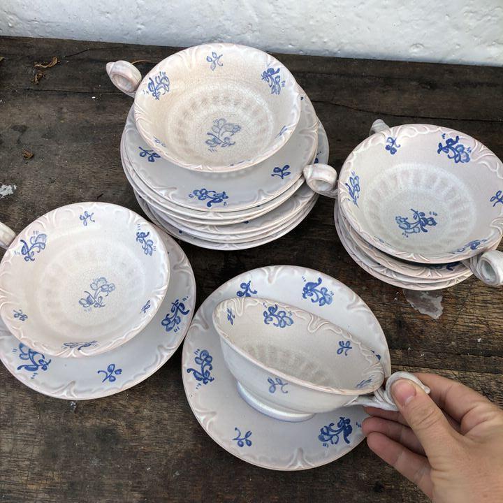 Блюдце 15 см от чайной пары Delft Ручная роспись