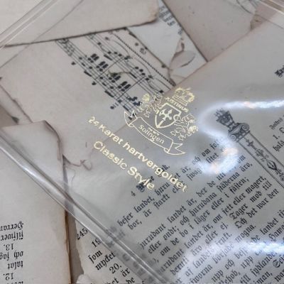 Вилка Justinus Solingen Хильдесхаймская роза 24 K позолота 13 см Германия