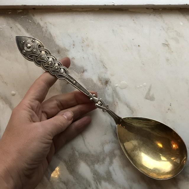 Ложка Салатная модерн мельхиор