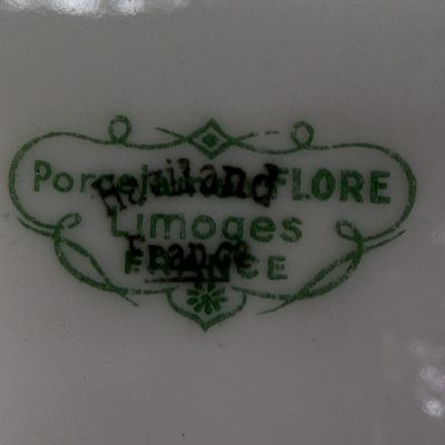 Масленка Limoges Haviland&Co 23 см фарфор Франция