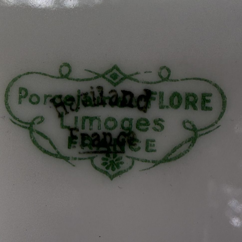 Масленка Limoges Haviland&Co 23 см фарфор Франция