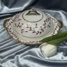 Масленка Limoges Haviland&Co 23 см фарфор Франция