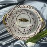 Масленка Limoges Haviland&Co 23 см фарфор Франция