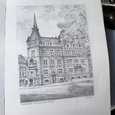 Альбом Художественная графика ограниченный выпуск на немецком языке