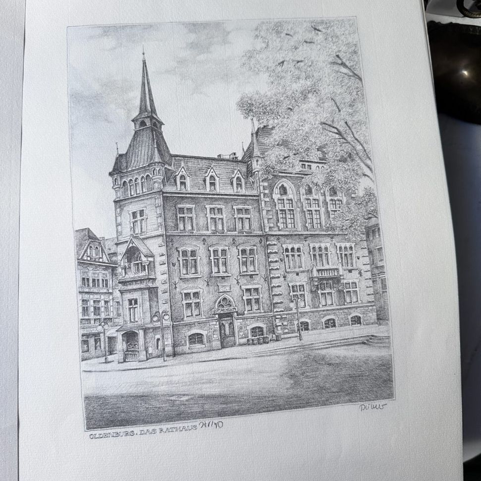 Альбом Художественная графика ограниченный выпуск на немецком языке