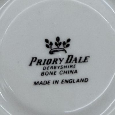 Чайная пара Priory Dale костяной фарфор 140 мл Англия 