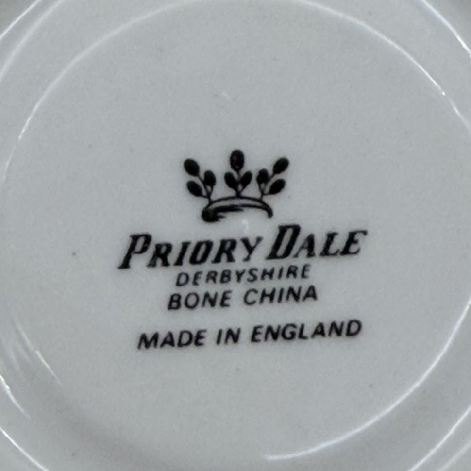 Чайная пара Priory Dale костяной фарфор 140 мл Англия 