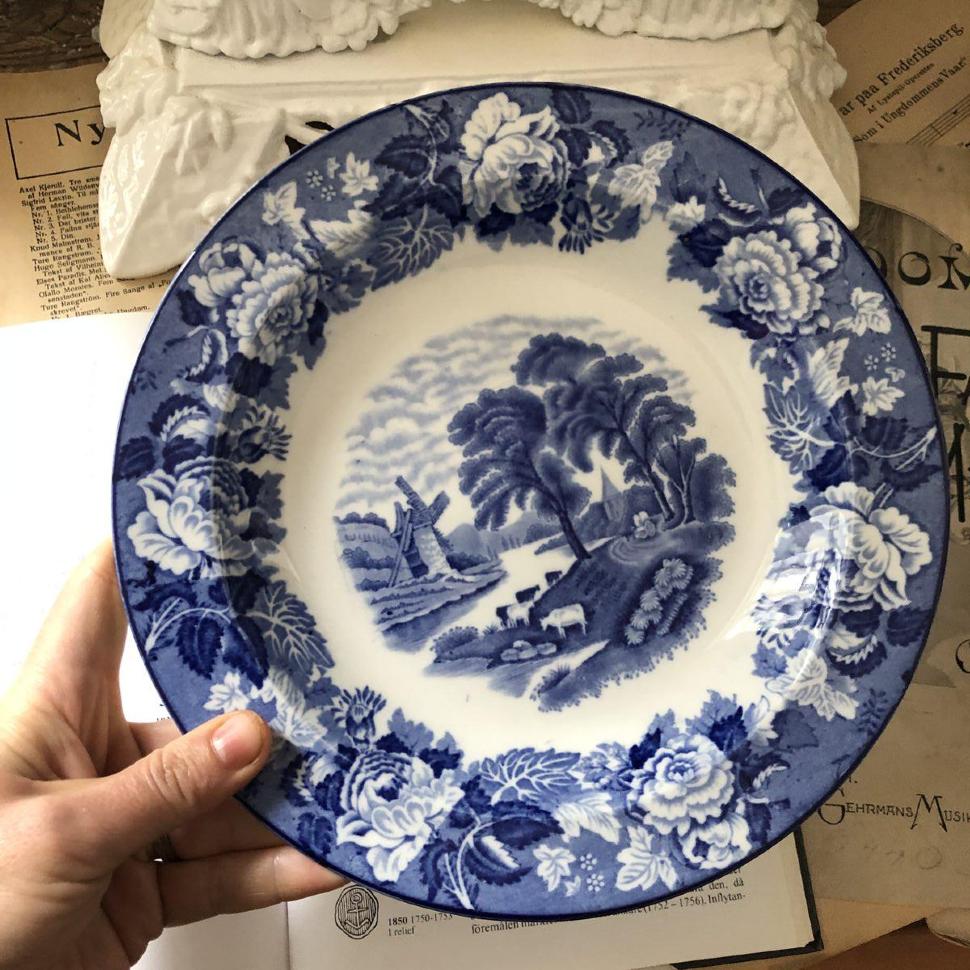 Тарелка глубокая 23 см Enoch Woods Ware English Scenery