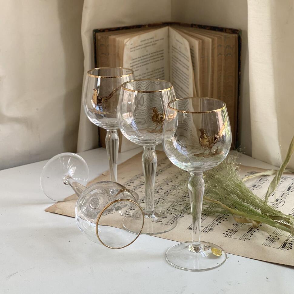 Бокал 160 мл Фазан хрусталь Bohemia Чехия