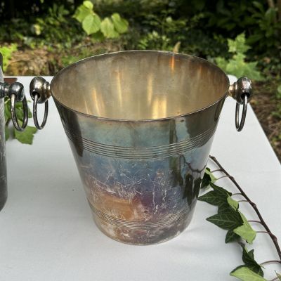 Ведро для охлаждения бутылки 20 см серебрение