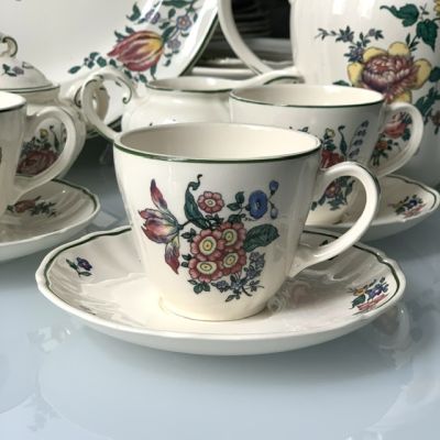 Чайная пара Alt Strassburg ВиллеройБох 200 мл фарфор Германия 1950-е гг