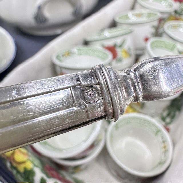 Набор сервировочный 4 предмета Минерва серебро Франция