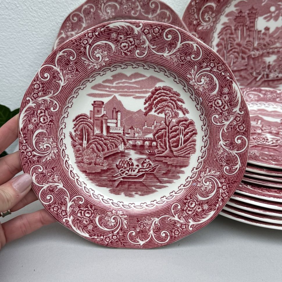 Тарелка Canterbury серия River Scene 20 см Англия