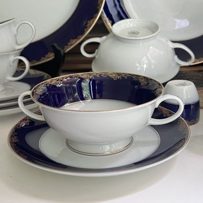 Бульонная пара Classic Rose Collection Rosenthal Group 320 мл фарфор Германия уценка