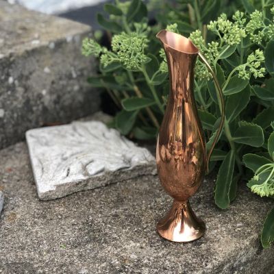 Кувшин малый медь с латунной ручкой