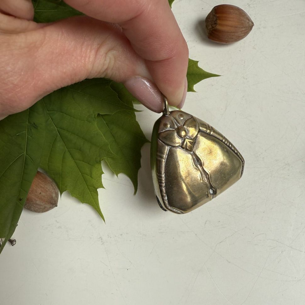 Погремушка 4 см серебрение по латуни