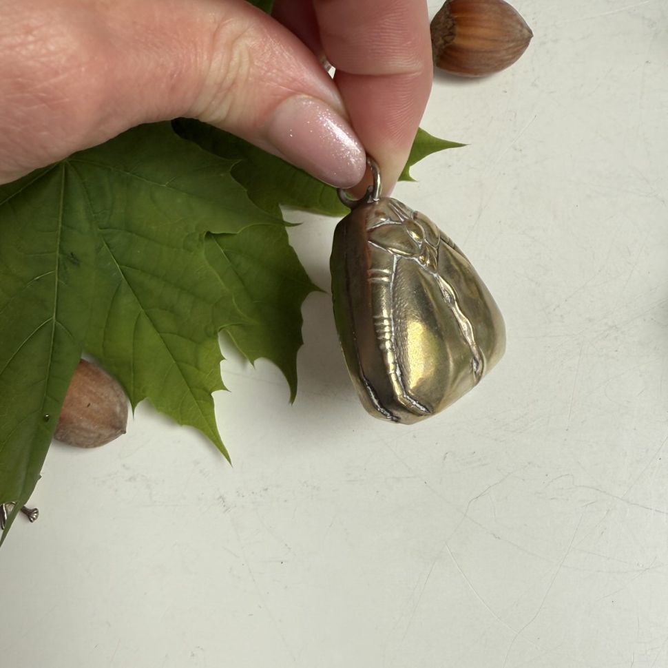 Погремушка 4 см серебрение по латуни