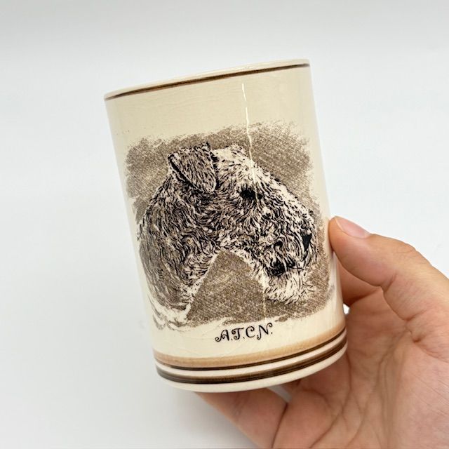 Стакан Эрдельтерьер 320 мл керамика Голландия