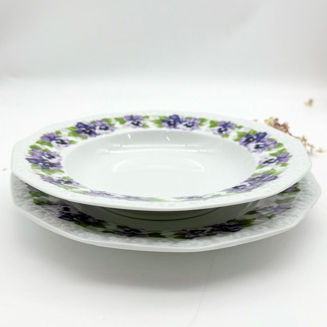 Тарелка глубокая Rosenthal Classic Rose Фиалка 24 см Германия