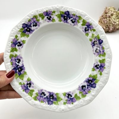 Тарелка глубокая Rosenthal Classic Rose Фиалка 24 см Германия