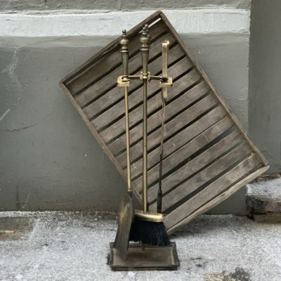 Набор для камина 5 предмтов 76 см металл