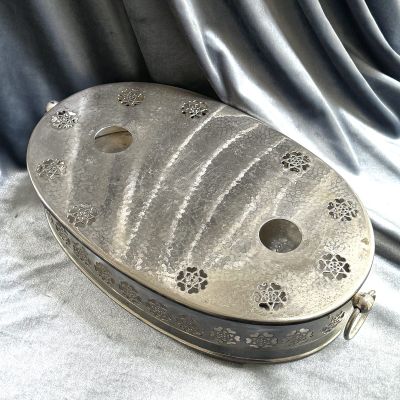 Блюдо для подогрева мармит 33 см серебрение Франция