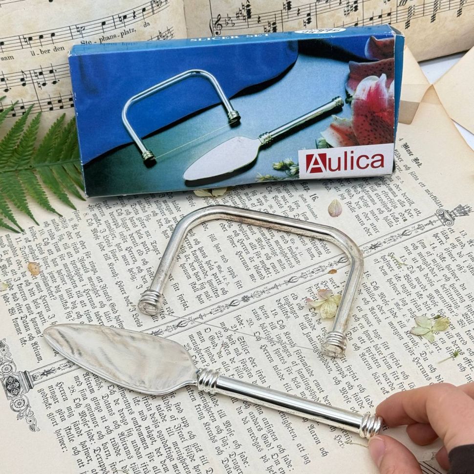 Набор для фуа-гра 2 предмета Aulica серебрение Франция 