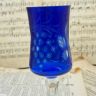 Бокал синий 180 мл накладной хрусталь Германия 