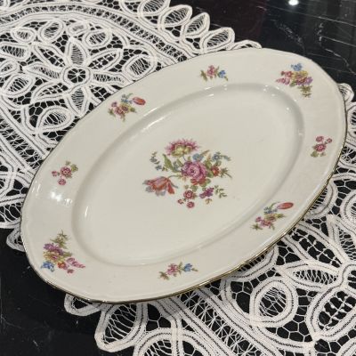 Блюдо овальное PL Limoges Букет 35 см Франция 