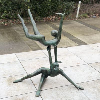 Скульптура Гимнастки 1970гг бронза Франция