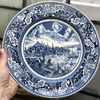 Тарелка 26 см View of Boston Johnson Brothers Англия 