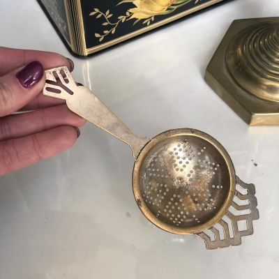 Ситечко серебрение по латуни Модерн