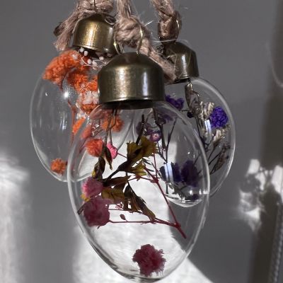 Подвес Сухоцвет 5 см набор 3 шт