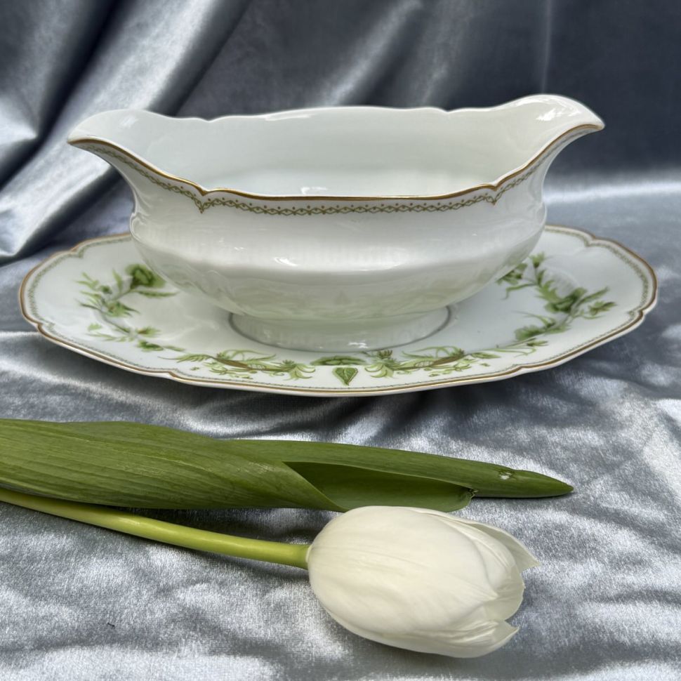 Соусник Limoges Haviland&Co 25 см фарфор Франция уценка