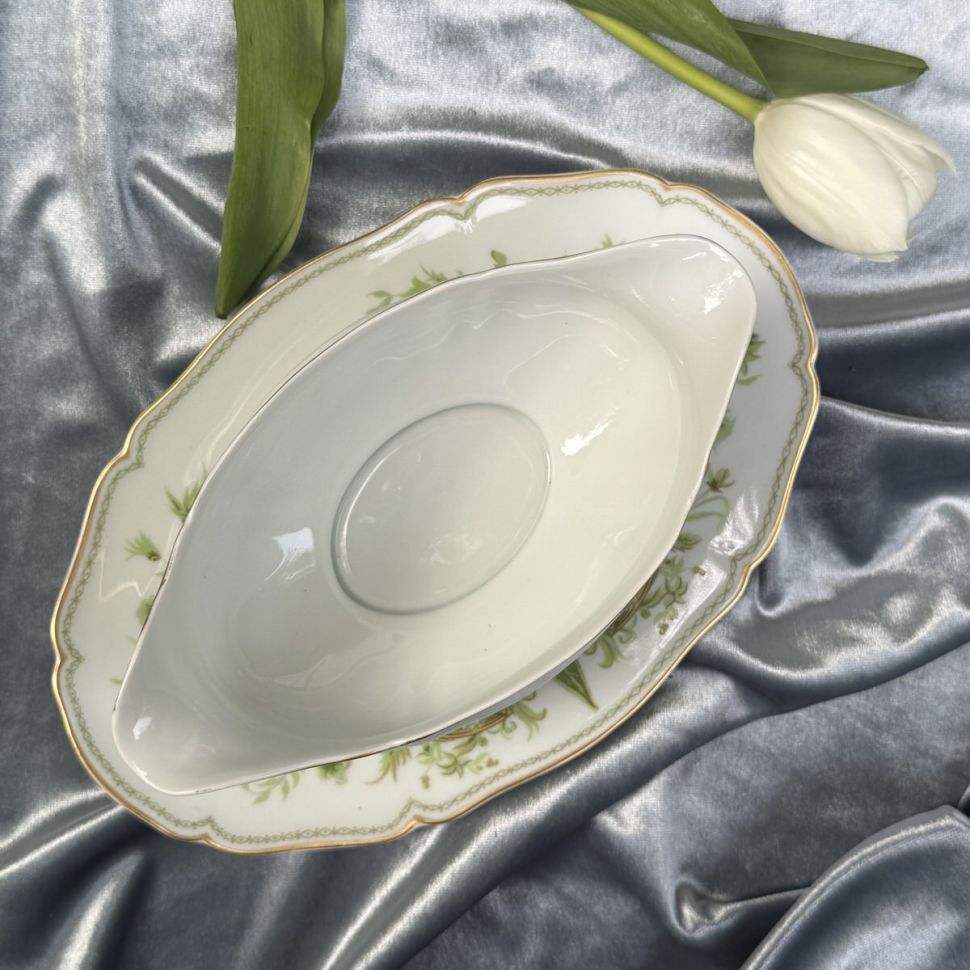 Соусник Limoges Haviland&Co 25 см фарфор Франция уценка