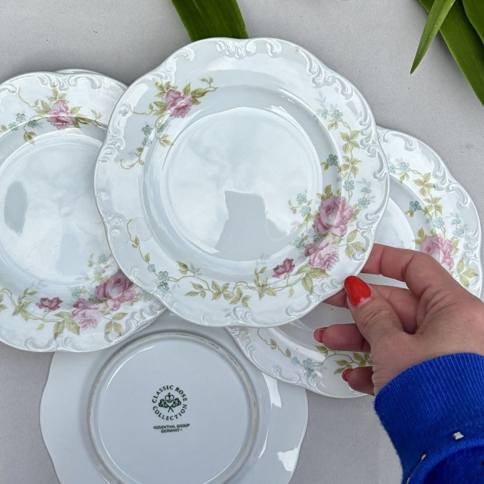 Тарелка десертная Rosenthal Monbijou Fleur Douce 16 см Германия