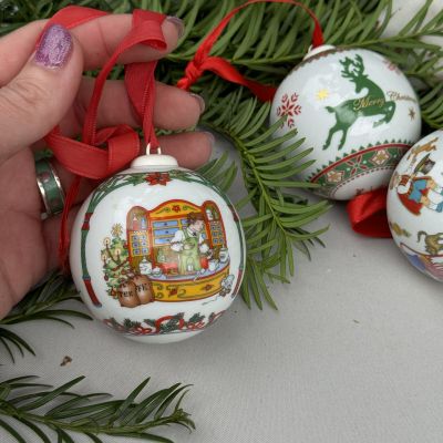 Подвес Шар рождественский 1998 Hutschenreuther Германия