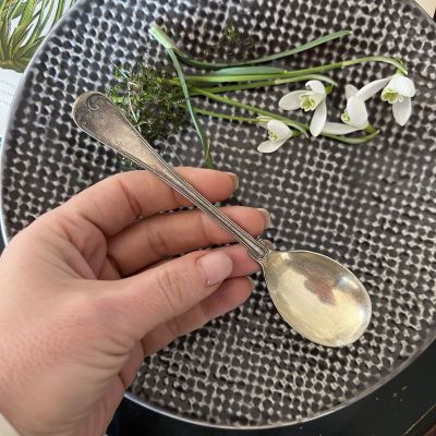 Ложка чайная Вензель 14 см мельхиор