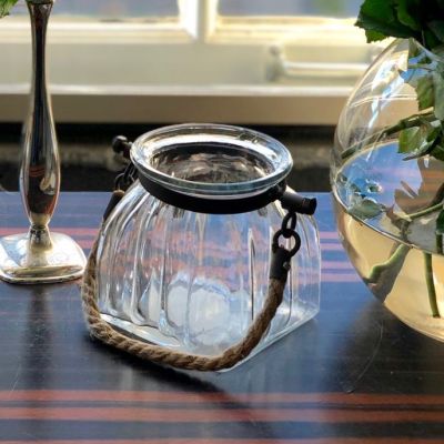 Подсвечник подвесной стеклянный